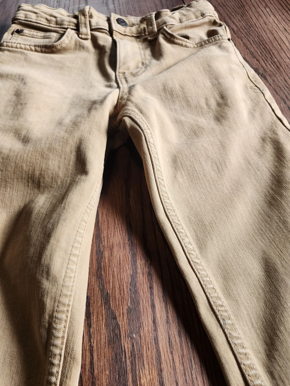 Camo Print Pants with Elastic Waist